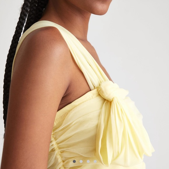 Anthropologie Maeve Tulle Bow Top - Picture 2 of 4